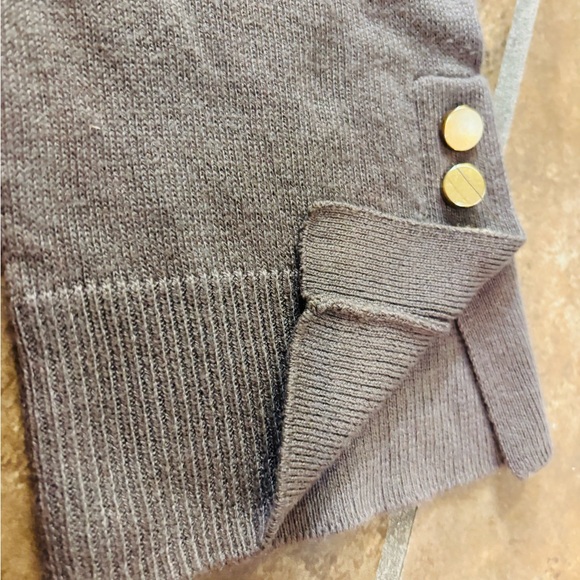 Chico’s Long Sleeve Brown Sweater Size 1 NWOT - Picture 4 of 11